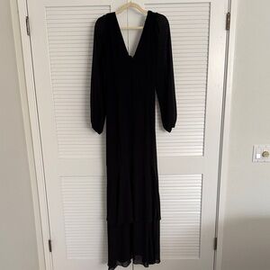 Lulus Elegant Black Maxi Dress